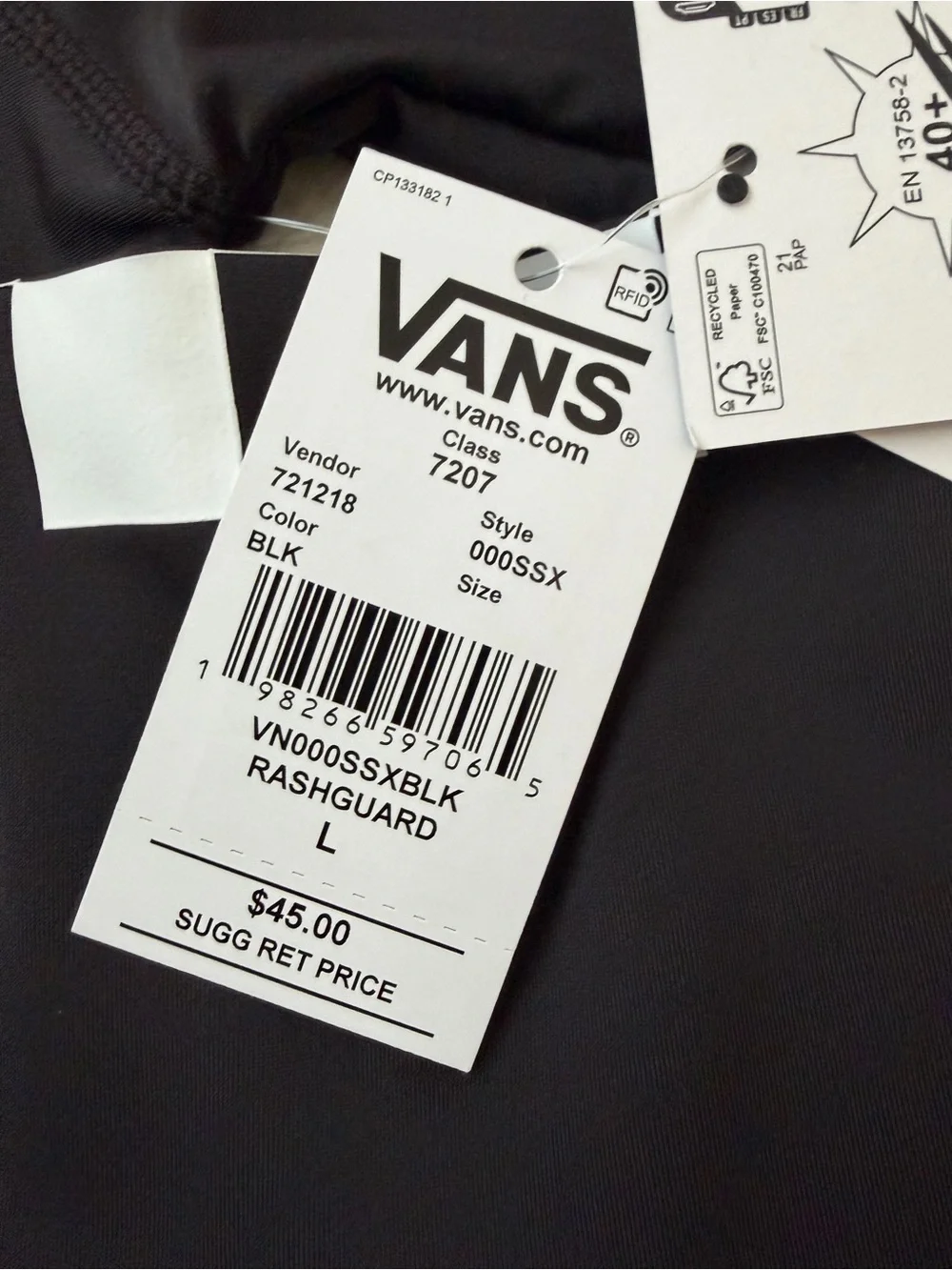 Vans Black and White Checkered Kids Long sleeve shirt and shorts set.